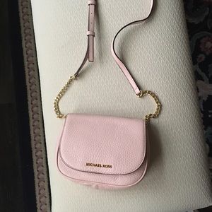Brand New Michael Kors leather crossbody bag pink